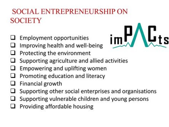 What are the positive impact of entrepreneurship on society?