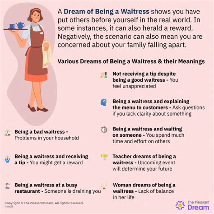 What are the pros of being a waitress?