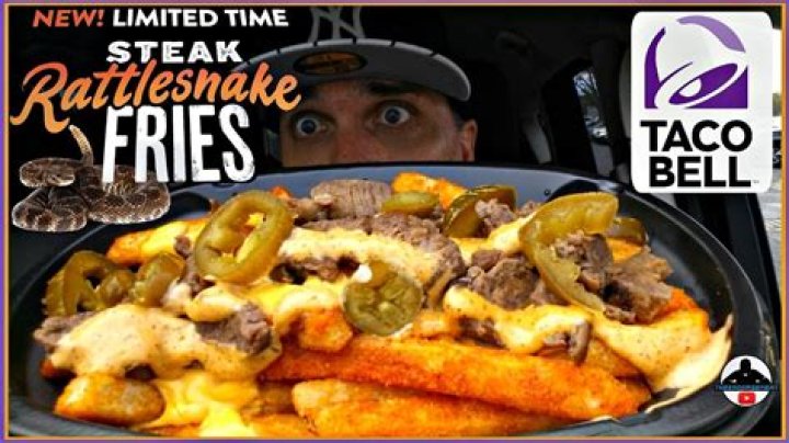 What are the rattlesnake fries at Taco Bell?