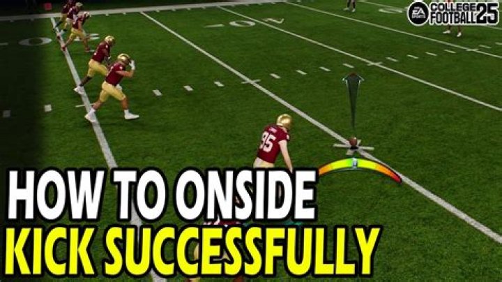 What are the rules for an onside kick?