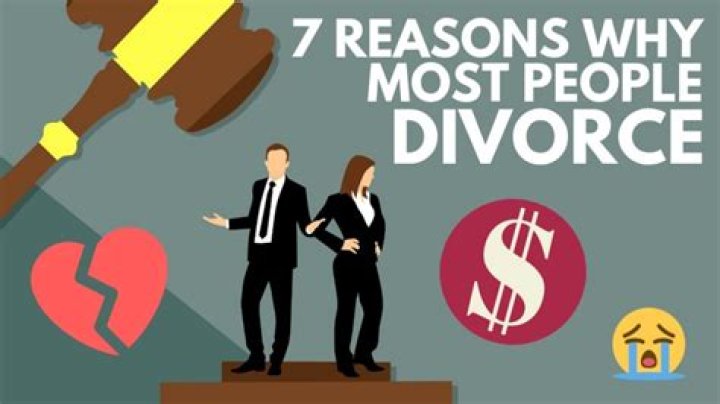 What are the top 3 reasons people get divorced?