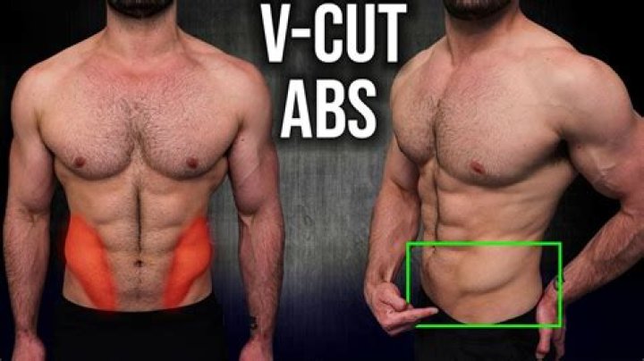 What are V cut abs?