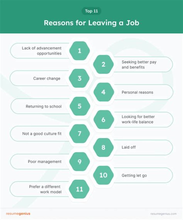 What are your current reasons for being in the job market?