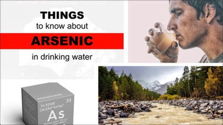 What brands of water have arsenic?