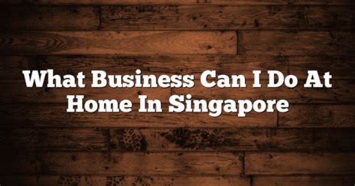 What business can I do at home?
