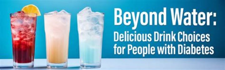 What can diabetics drink besides water?