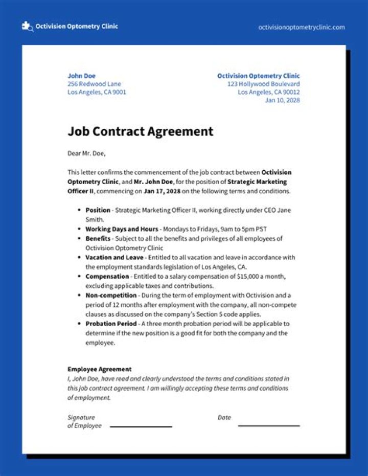 What can I do with a contract job?