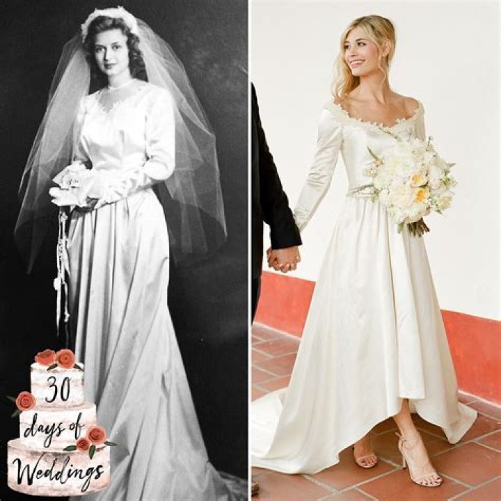 What can I do with my 30 year old wedding dress?