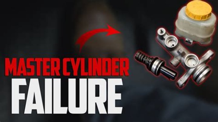 What causes master cylinder failure?