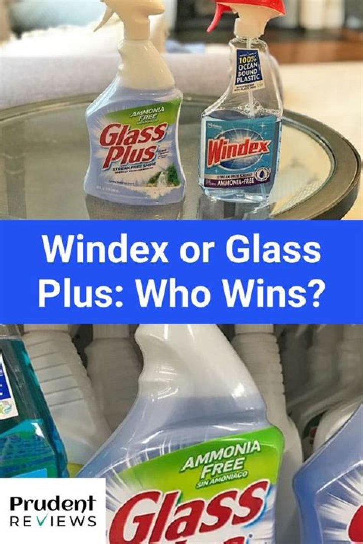 What cleans glass better than Windex?
