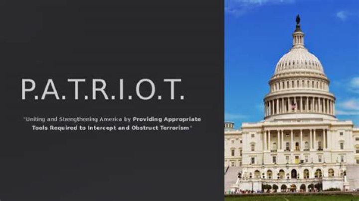 What companies does the Patriot Act apply to?