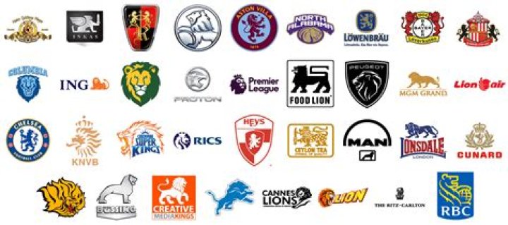 What companies have a lion logo?