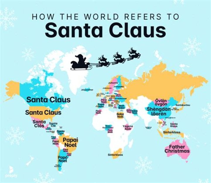 What country does Santa go to first?