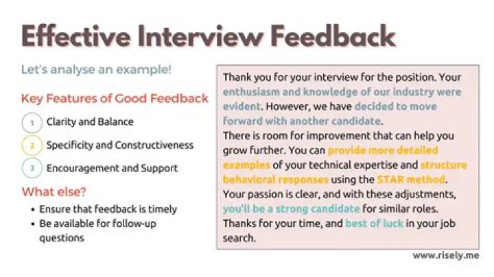 What critical feedback do you most often receive interview question?