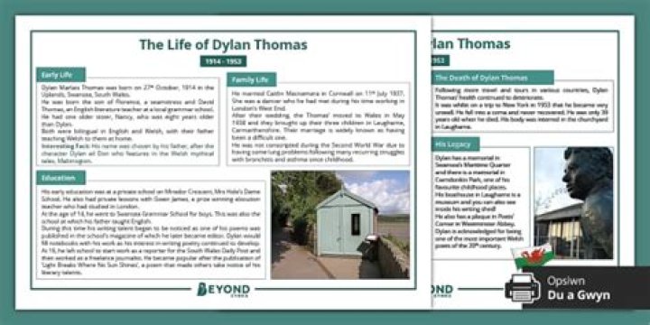 What did Dylan Thomas do for a living?