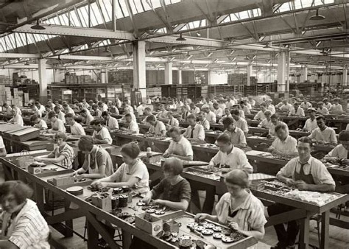 What did factory workers do in the 1800s?