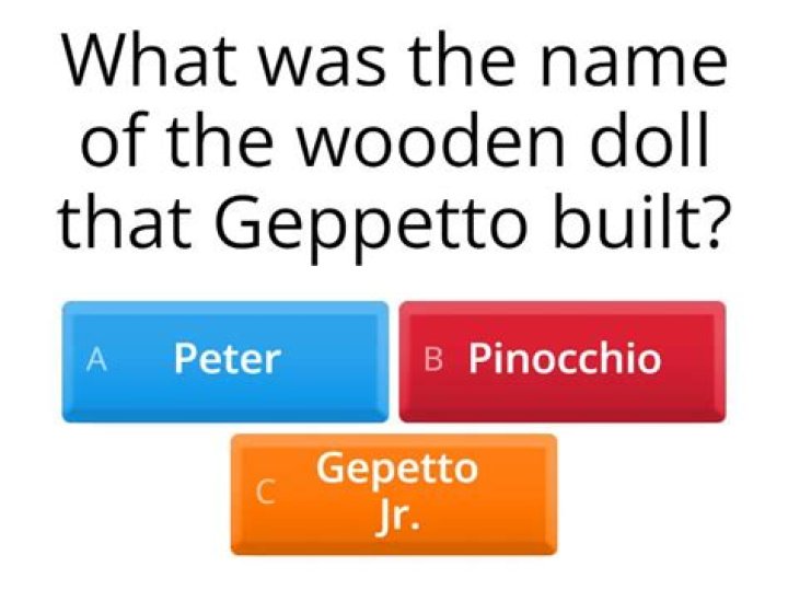 What did Geppetto wish for?