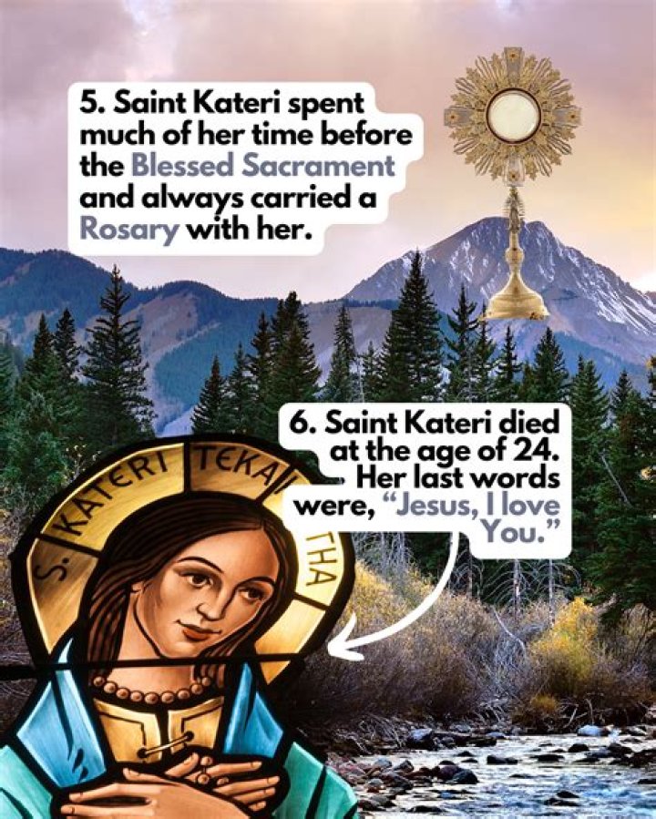 What did Kateri Tekakwitha do?