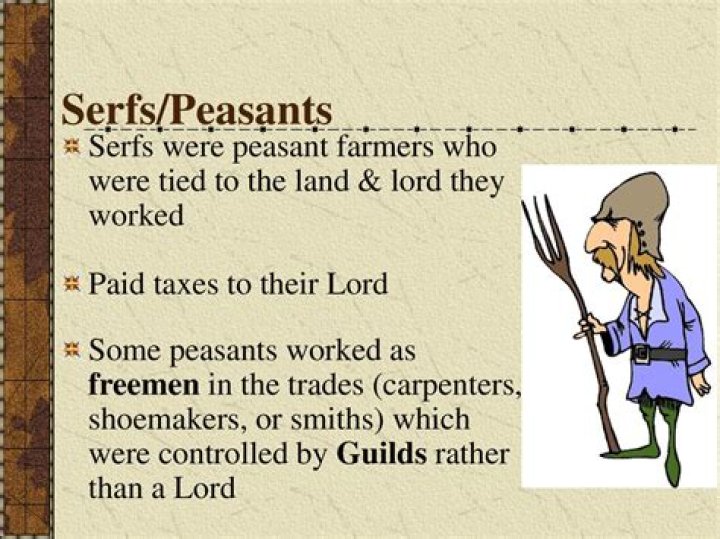 What did peasants do for work in the Middle Ages?