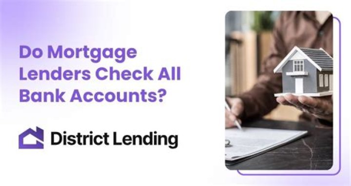 What do mortgage lenders check on bank statements?