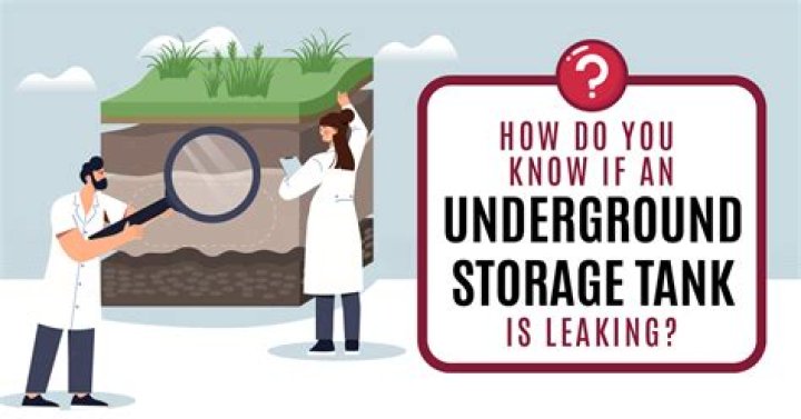 What do you do if you identify an underground storage tank?