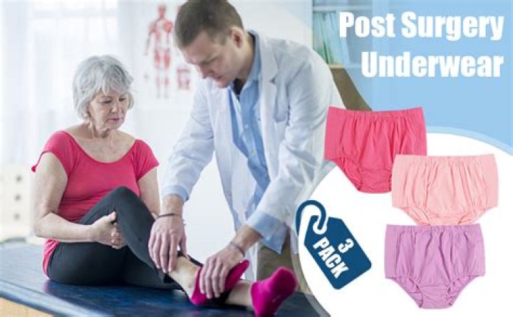 What do you wear after hip surgery?