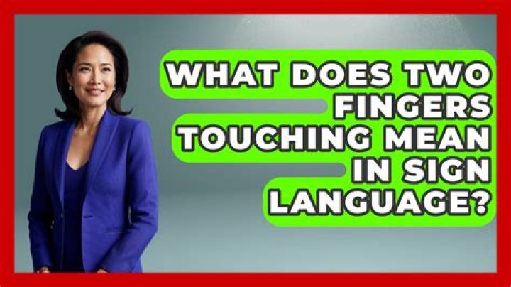 What does 2 fingers mean in UK?