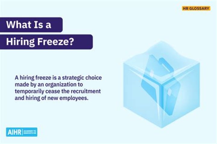 What does a state hiring freeze mean?
