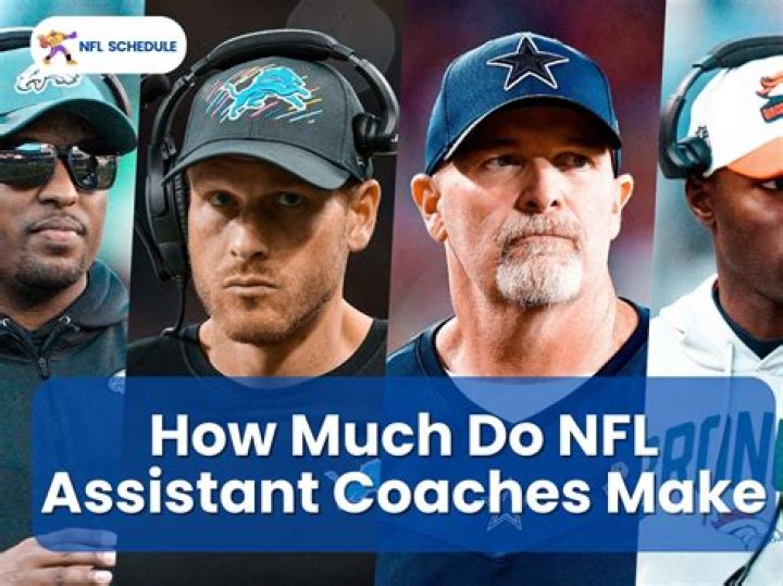 What does an NFL assistant coach make?