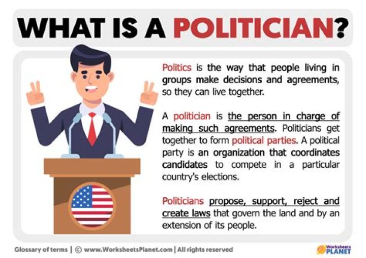 What does being a politician mean?