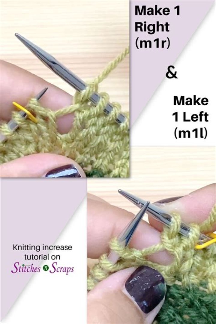 What does make 1 right mean in knitting?