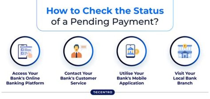What does payment status pending issues mean?