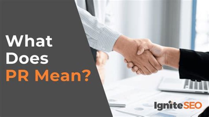 What does PR do for a brand?