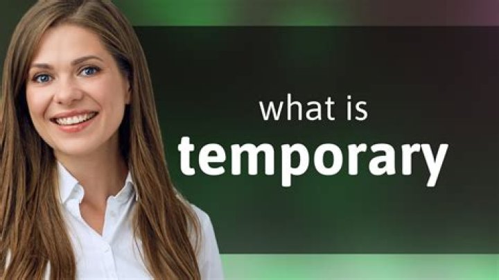 What does temporary transfer mean?
