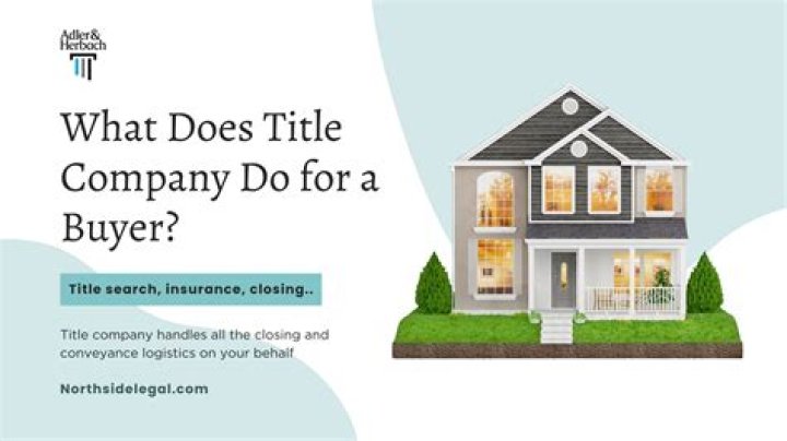 What does the title company do during a refinance?