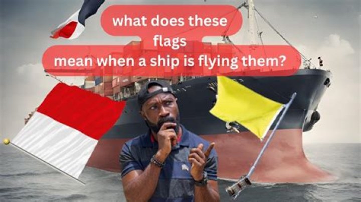 What does yellow flag on ship mean?