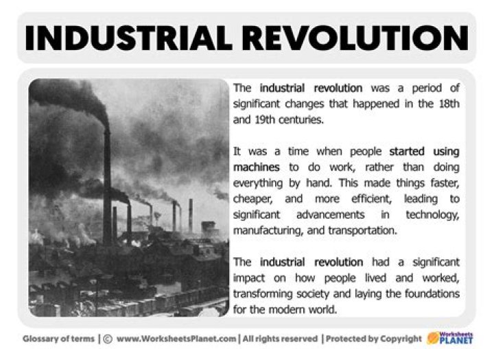 What ended the Industrial Revolution?