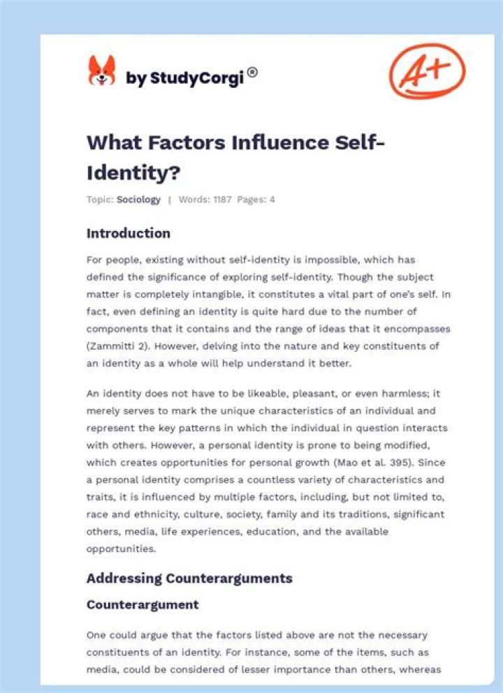 What factors influence identity development?
