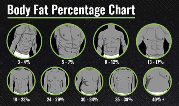What fat percentage do abs show?