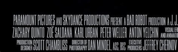 What font is used for film credits?