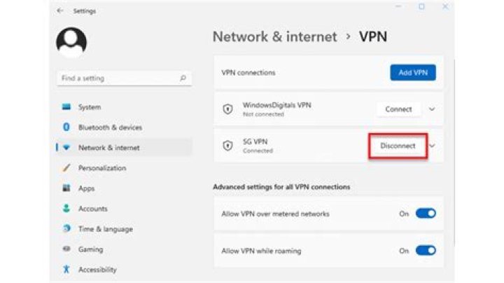 What happens if I turn off VPN?