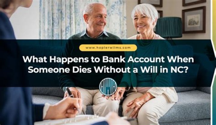 What happens to bank account when someone dies without a will in Texas?