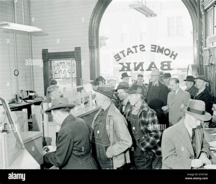 What happens to your money in the bank during a depression?