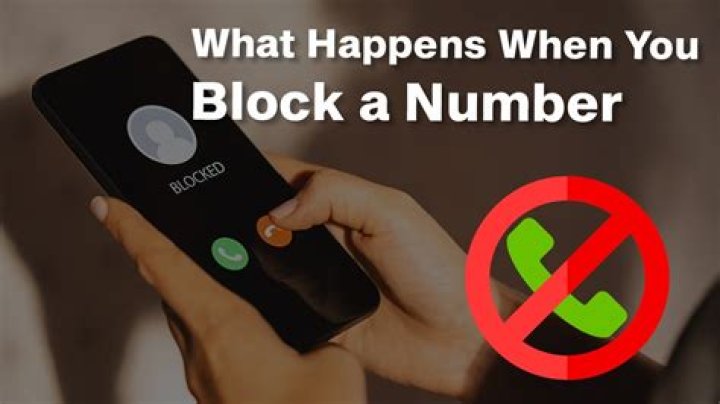 What happens when you block on iPhone?