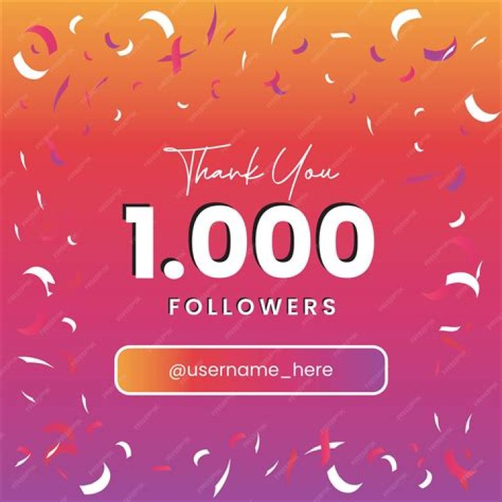 What happens when you reach 1k followers on Instagram?