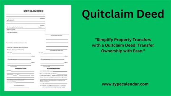 What happens when you sign a quitclaim deed?