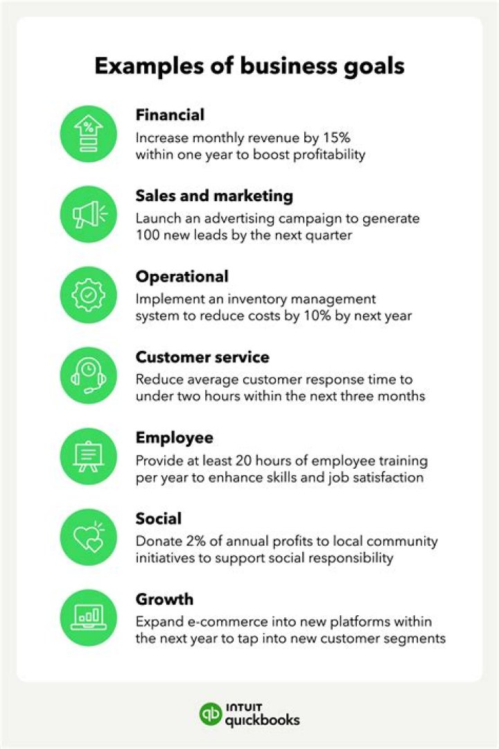 What is a business aim examples?