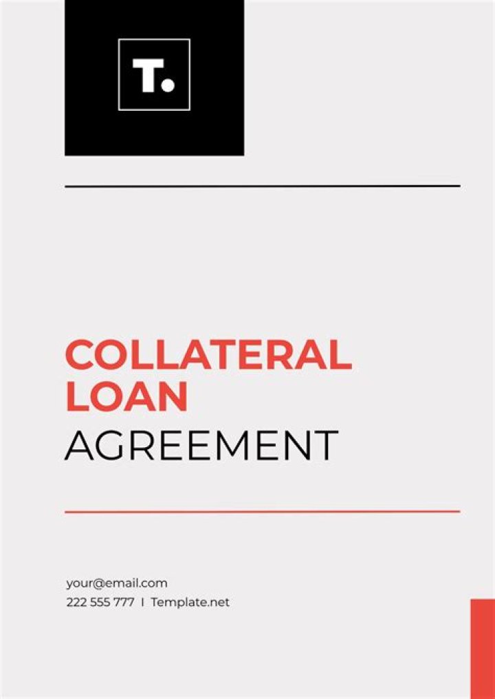 What is a collateral loan agreement?