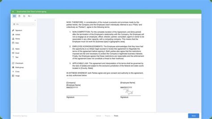 What is a document signing agent?