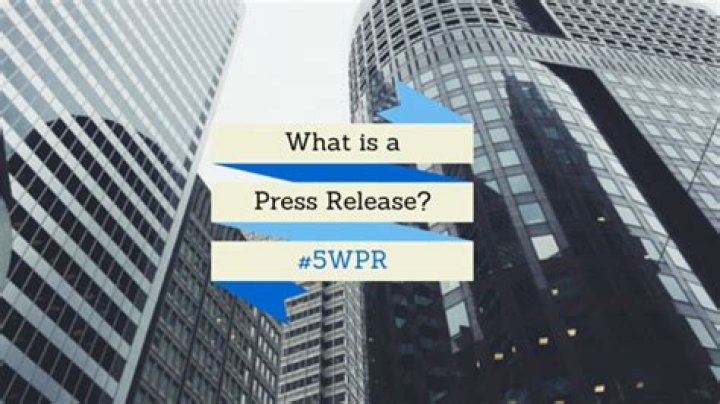 What is a press release and why is it important?